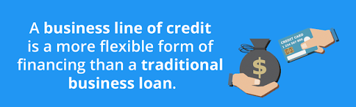 business line of credit graphic